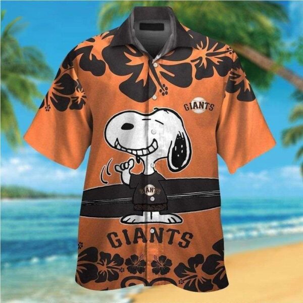 San Francisco Giants Tropical Hawaiian Shirt – Snoopy Paradise Theme