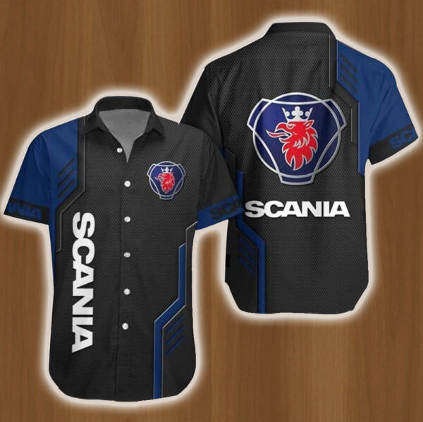 Scania Logo Car Hawaiian Shirt Gift Ideas