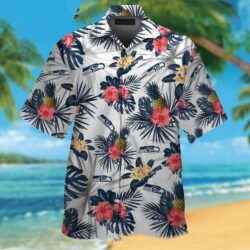 Seattle Seahawks Paradise Found – Tropical Flora Hawaiian Shirt