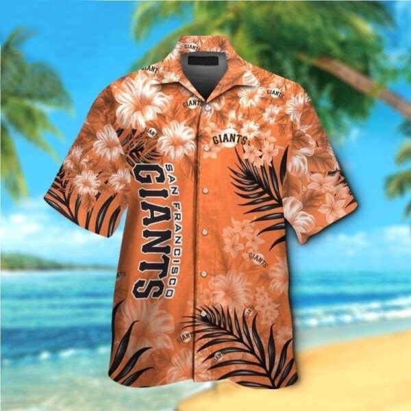 SF Giants Tropical Floral Button-Up – Aloha Sunset Series