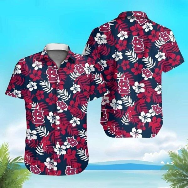 Sporty Hibiscus – San Diego Padres Red Floral MLB Hawaiian Shirt