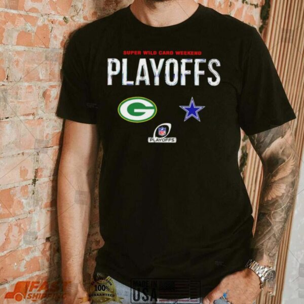 Super Wild Card Weekend playoffs Packers vs Cowboys NFL logo 2024 shirt