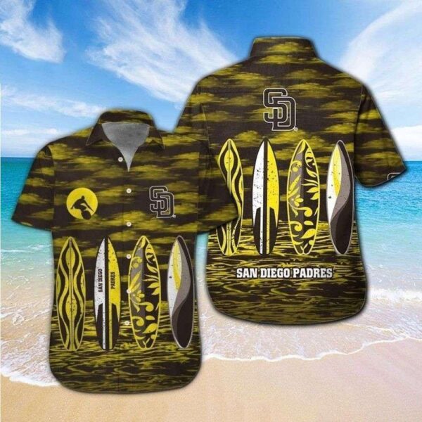 Surf’s Up – San Diego Padres MLB Wave Rider Hawaiian Shirt