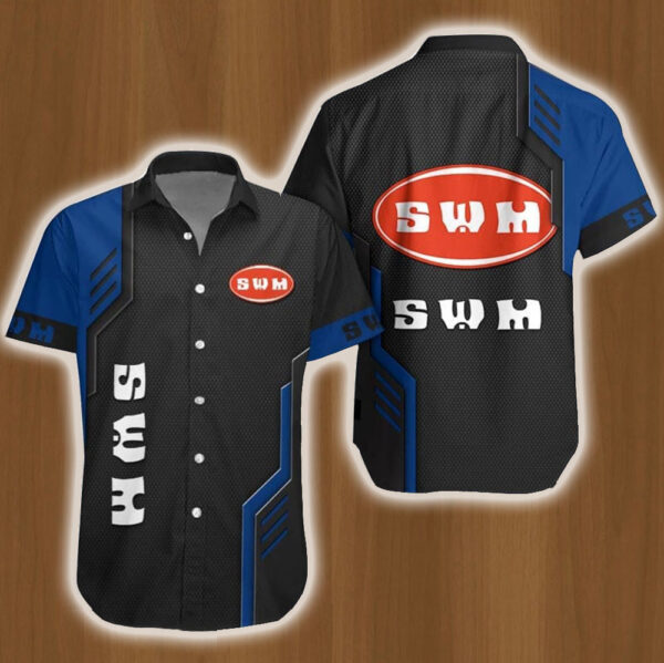 SWM Logo Car Hawaiian Shirt Gift Ideas