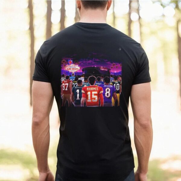 The Road To Super Bowl LVIII Las Vegas NFL Playoffs Season 2023 2024 Poster Unisex T Shirt