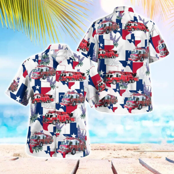 Tomball Fire Department 3D Summer Aloha Hawaiian Shirt