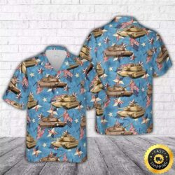 Us Army M1 Abrams Tank 4th Of July Hawaiian Shirt