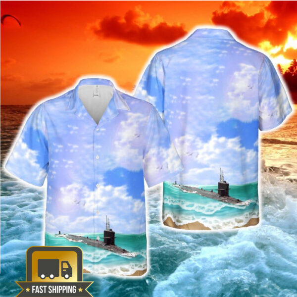 US Navy USS Sturgeon (SSN-637) Hawaiian Shirt