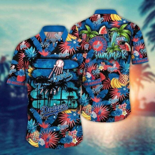 Vibrant Summer LA Dodgers Aloha Celebration Shirt