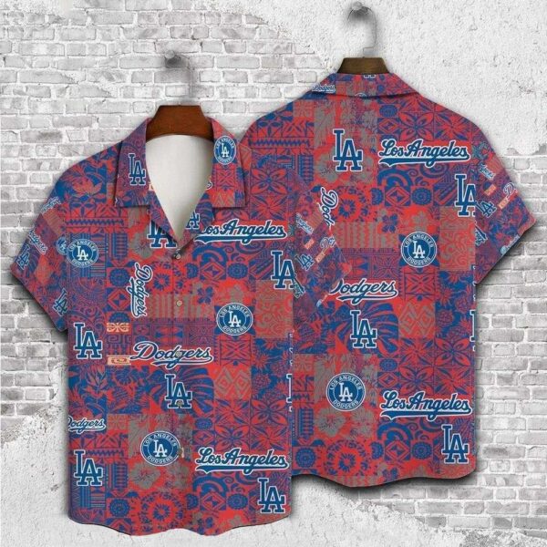 Vibrant Tribal LA Dodgers Aloha Spirit Shirt