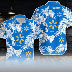 Walmart Hawaiian Shirt Leaves Pattern For Men Women