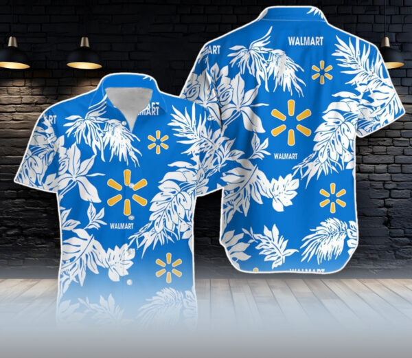 Walmart Hawaiian Shirt Leaves Pattern For Men Women