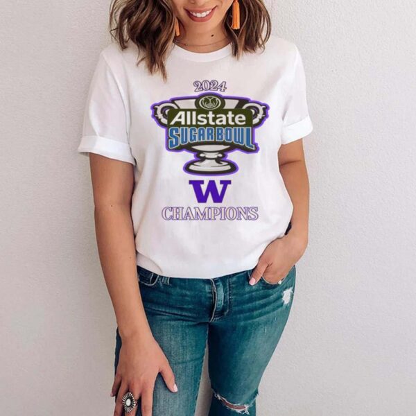 Washington Huskie 2024 Sugar Bowl Champions shirt