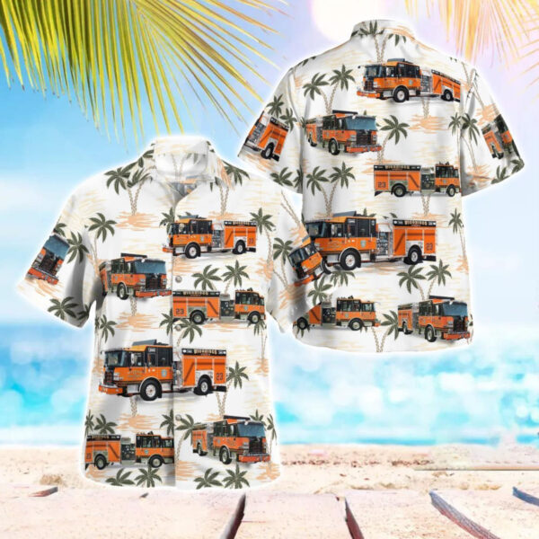 Wiconisco Fire Co 3D Summer Aloha Hawaiian Shirt