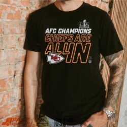 Youth 2024 AFC Conference Champions Kansas City Chiefs Locker Room T Shirt