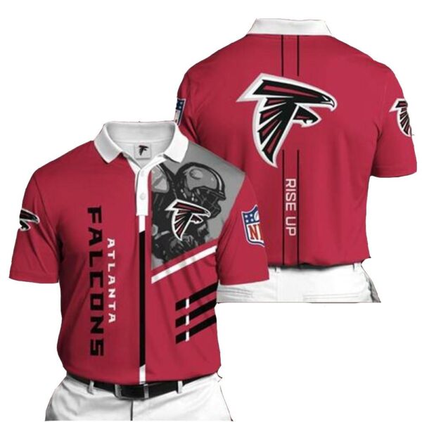 Atlanta Falcons Sports American Football Nfl Polo Shirt