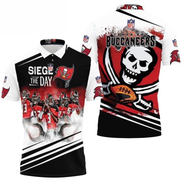 Football Tampa Bay Buccaneers Siege The Day Nfc South Division Champions Super Bowl Polo Shirt