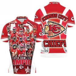 NFL Kansas City Chiefs Super Bowl Champions Afc West Division For Fans 3d Polo Shirt