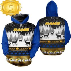 NFL Los Angeles Rams 3D All Over Print Hoodie Shirt Gift For Xmas