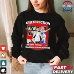 One Direction Liam Payne 1993 2024 Thank You For The Memories Shirt - Image 1 - rugbyfanstore.com