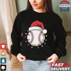 Baseball Christmas T Shirt - Image 1 - rugbyfanstore.com