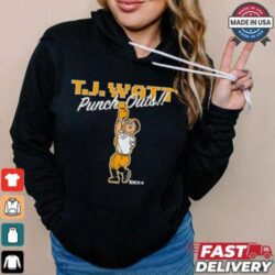 Pittsburgh Steelers T.J. Watt Punch Outs Pixel t - Image 1 - rugbyfanstore.com