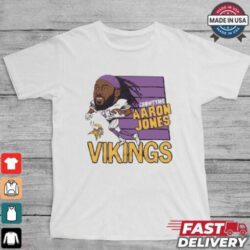 Showtyme Aaron Jones Minnesota Vikings caricature - Image 1 - rugbyfanstore.com