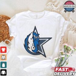 Dallas Cowboys X Dallas Mavericks NFL x NBA T Shirts - Image 1 - rugbyfanstore.com