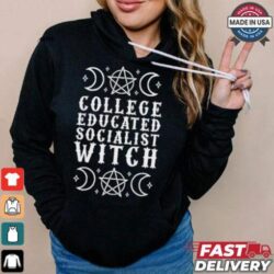 Official College Educated Socialist Witch Shirt - Image 1 - rugbyfanstore.com