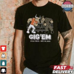 Gig _Em Ol_ Sarge Head to Head T Shirt - Image 1 - rugbyfanstore.com