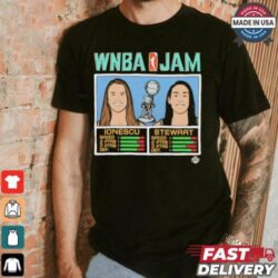 New York Liberty Breanna Stewart and Sabrina Ionescu 2024 WNBA Champions - Image 1 - rugbyfanstore.com