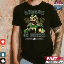 Oregon Ducks Go Ducks Mascot Shirt - Image 1 - rugbyfanstore.com