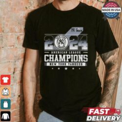 New York Yankees 2024 Champions American League Victory ALCS Shirt - Image 1 - rugbyfanstore.com