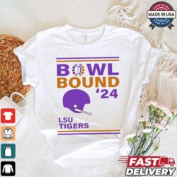 Lsu Tigers 2024 Bowl Bound Helmet Shirt - Image 1 - rugbyfanstore.com