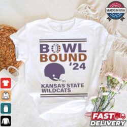 Kansas State Wildcats 2024 Bowl Bound Helmet Shirt - Image 1 - rugbyfanstore.com