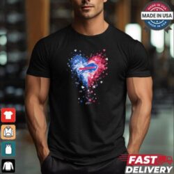 Buffalo Bills Crystal Heart Shirt