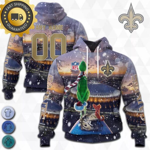 custom name and number new orleans saints nfl grinch all over print hoodie shirt musicdope80s com be21c14