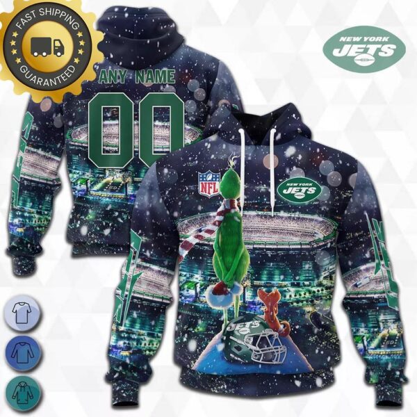 custom name and number new york jets nfl grinch all over print hoodie shirt musicdope80s com 9f41a0c