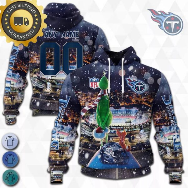 custom name and number tennessee titans nfl grinch all over print hoodie shirt musicdope80s com 68b11f6