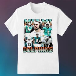 Miami Dolphins football graphic shirt