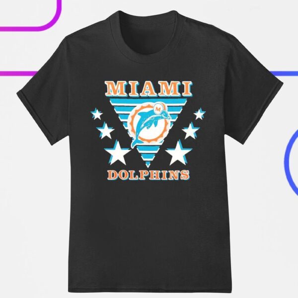 Miami Dolphins super star logo shirt