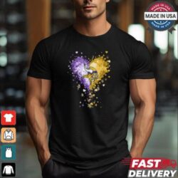 Minnesota Vikings Crystal Heart Shirt