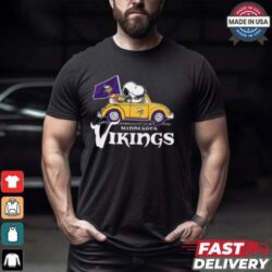 Minnesota Vikings Snoopy Road Trip T Shirt