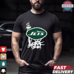 New York Jets x Aleali May Black T Shirts