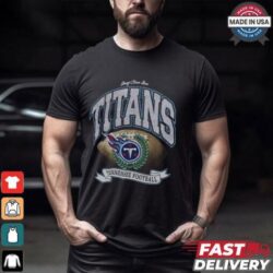 Tennessee Titans Stoney Clover Lane x '47 Black Glitter Rocker Retro Tubular T Shirt