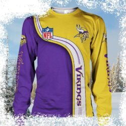 Show your Minnesota Vikings pride this Christmas with our unique, eye-catching sweater! Get yours today and be the talk of the party. Shop now! - Image 1 - rugbyfanstore.com