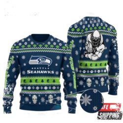 Best NFL Seattle Seahawks Ugly Christmas Sweaters - available at - rugbyfanstore.com