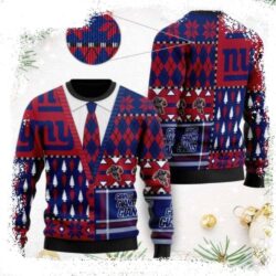 Cardigan Style New York Giants Ugly Sweater – Christmas Gifts - available at - rugbyfanstore.com