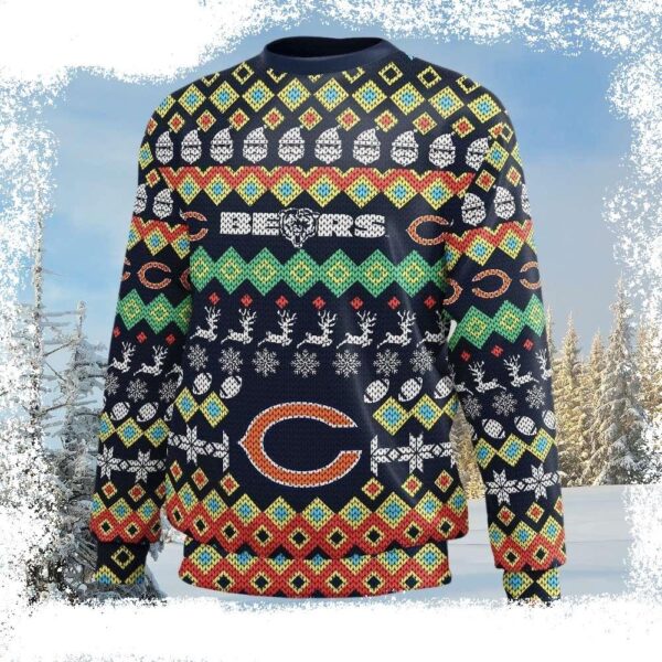 Celebrate The Holidays With Chicago Bears Ugly Sweater - available at - rugbyfanstore.com