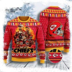 Celebrate The Legends – Kansas City Chiefs Ugly Christmas Sweater - available at - rugbyfanstore.com